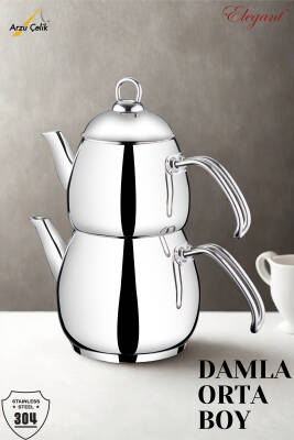 Damla Orta Bakalit kulp - Kırmızı İnsörtlü