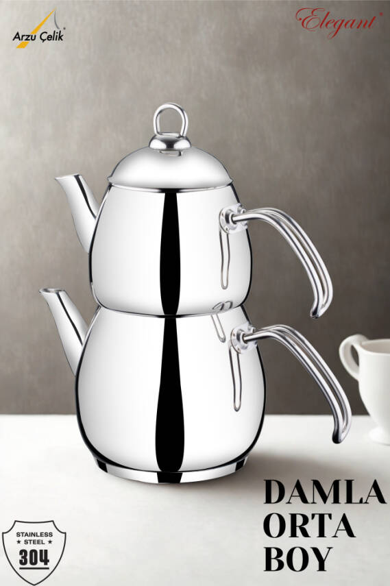 Damla Orta Bakalit kulp - Kırmızı İnsörtlü - 1