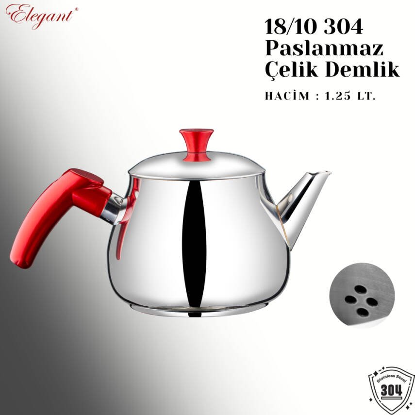 Küre Aile Bakalit Kulp - Kırmızı - 5