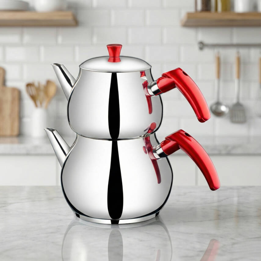 Küre Aile Bakalit Kulp - Kırmızı - 4