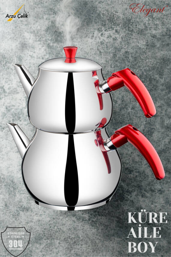 Küre Aile Bakalit Kulp - Kırmızı - 1