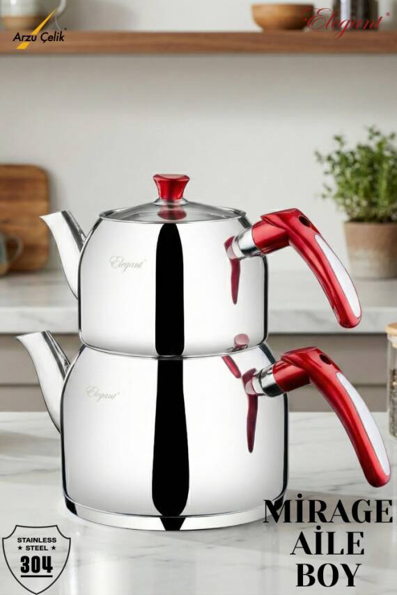 Mirage Aile Bakalit Kulp - İnsörtlü Kırmızı - 1