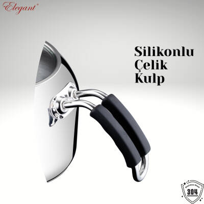 Mirage Mini Silikonlu Çelik Kulp - Süzeksiz - 2