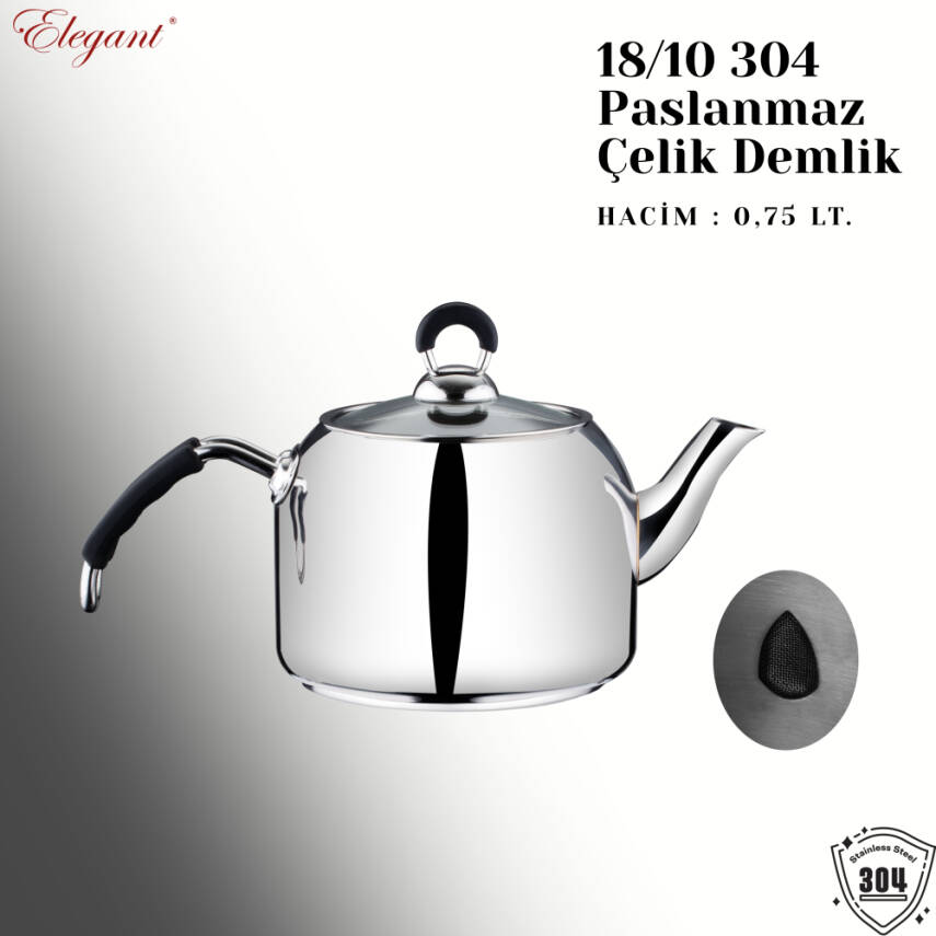 Mirage Mini Silikonlu Çelik Kulp - Süzekli - 3