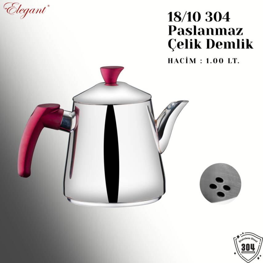 Piramit Orta Bakalit Kulp - Füme - 3