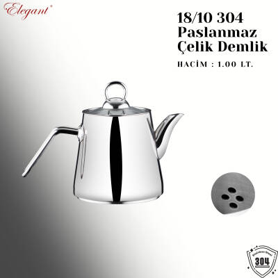 Piramit Orta Çelik Kulp - 3