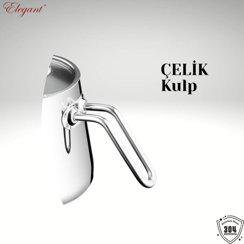 Piramit Orta Çelik Kulp - 2