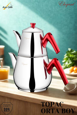 Topaç Orta Bakalit Kulp - Kırmızı - 3