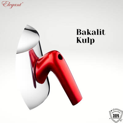 Topaç Orta Bakalit Kulp - Kırmızı - 6