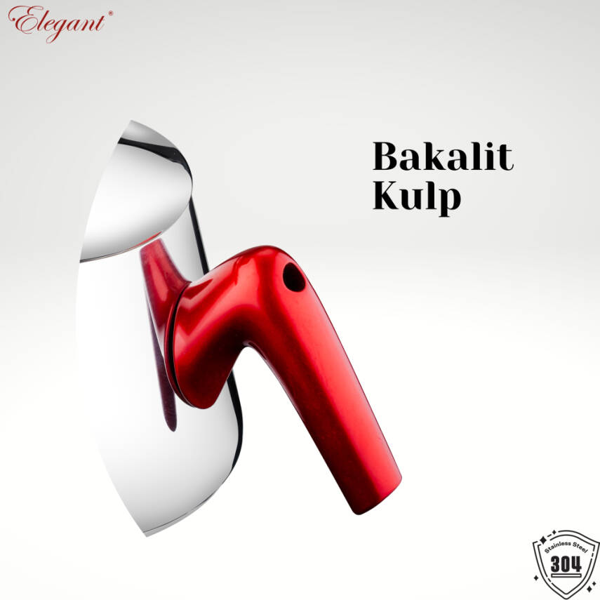 Topaç Orta Bakalit Kulp - Kırmızı - 6